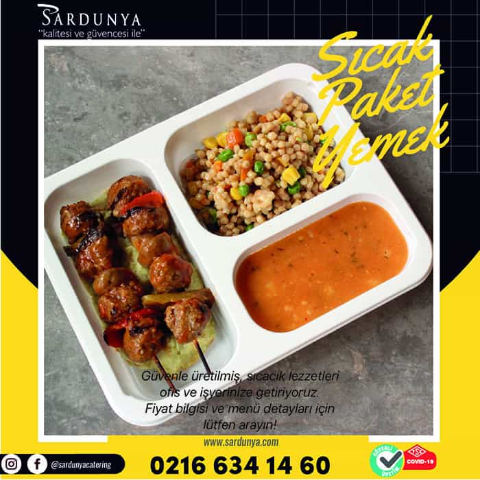Sıcak Paket Yemek Hizmeti